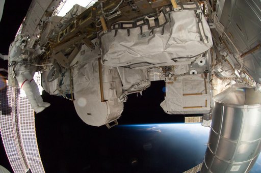 Wiseman during EVA