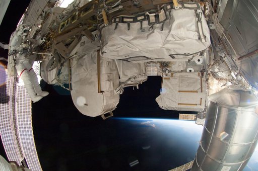 Wiseman during EVA