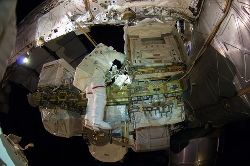 Wiseman during EVA