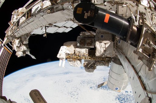 Wiseman during EVA
