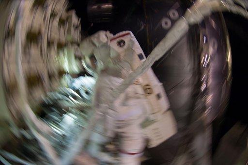 Wiseman during EVA