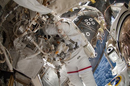 Wiseman during EVA