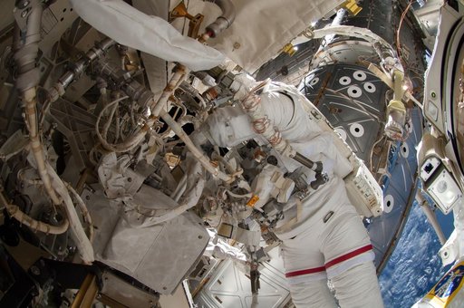 Wiseman during EVA