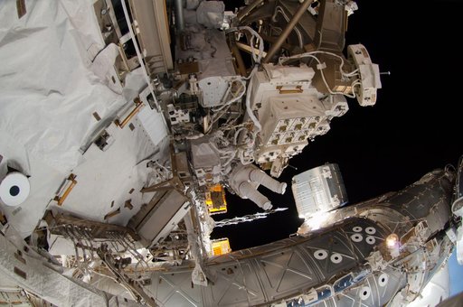 Wiseman during EVA