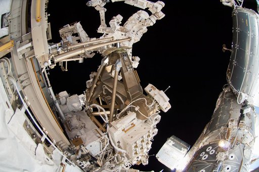 Wiseman during EVA