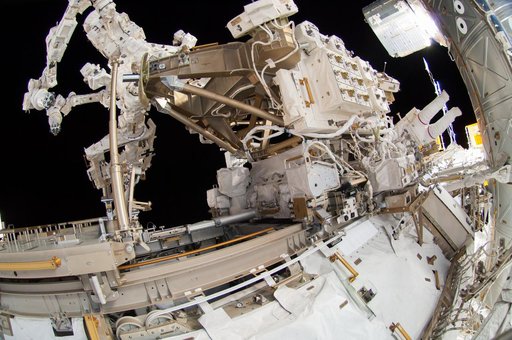 Wiseman during EVA