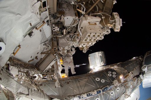 Wiseman during EVA