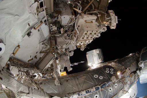 Wiseman during EVA