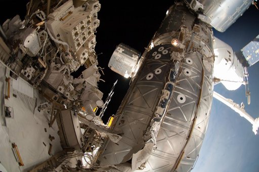 Wiseman during EVA