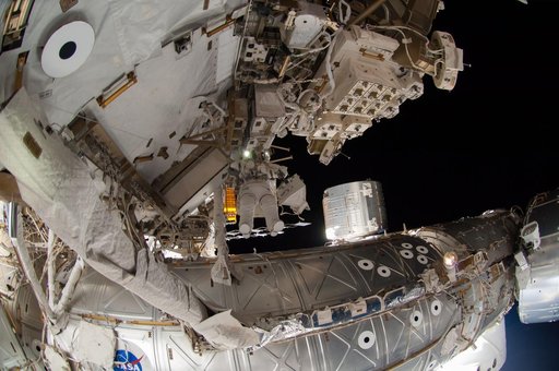 Wiseman during EVA