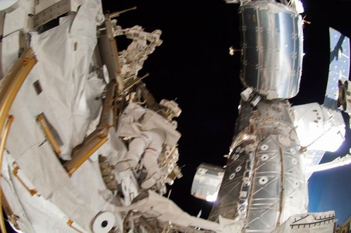 Wiseman during EVA