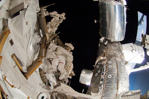 Wiseman during EVA
