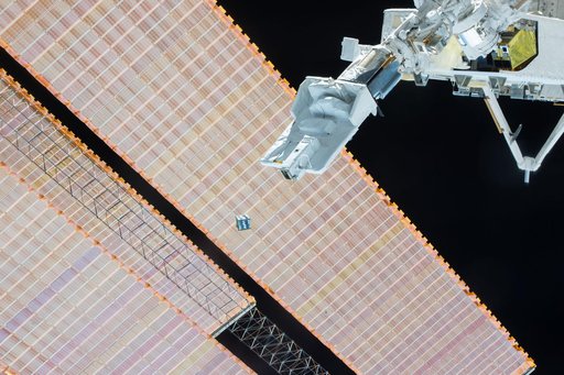 JEMRMS Small Satellite Deployment observation