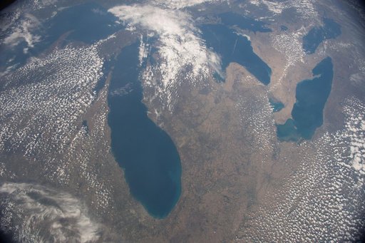 Earth observation taken by the Expedition 43 crew