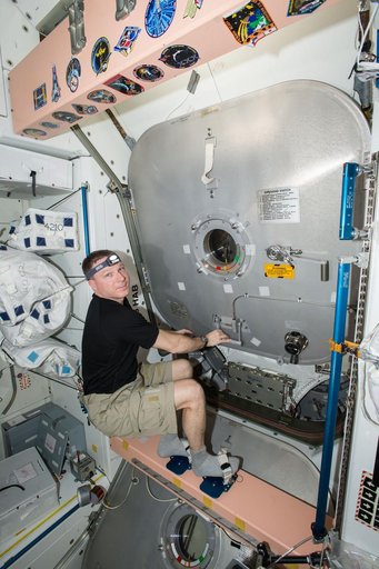Node 1 CPA docking mechanism installation