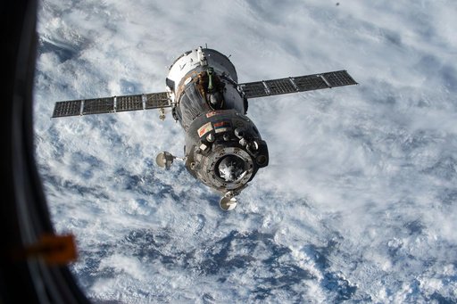 Soyuz TMA-13M Spacecraft after undocking from the ISS