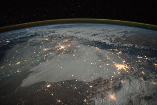 Earth observation taken by the Expedition 46 crew