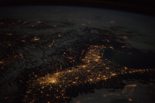 Earth observation taken by the Expedition 46 crew