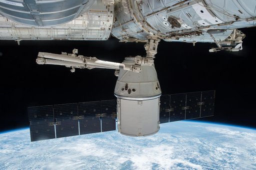 SpaceX Dragon before Departure