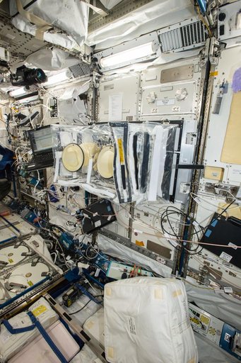 Glove Box Set Up in Kibo
