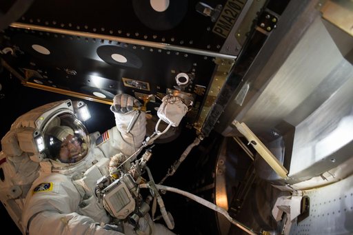 Williams during EVA 36