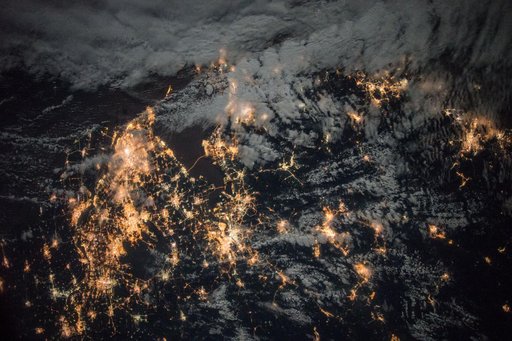 Earth observation taken by Expedition 49 crew