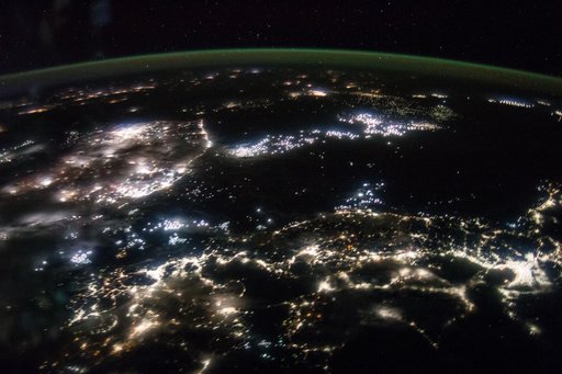Earth observation taken by the Expedition 49 crew