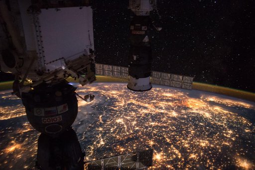 Earth observation taken by Expedition 49 crew