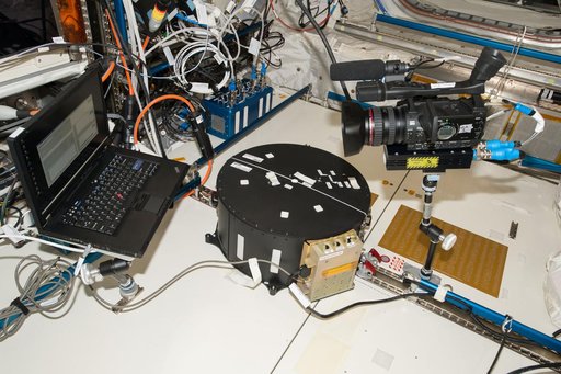 FLUIDICS Hardware during First Run of Experiment