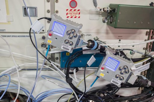AstroPi Hardware during Experiment OPS