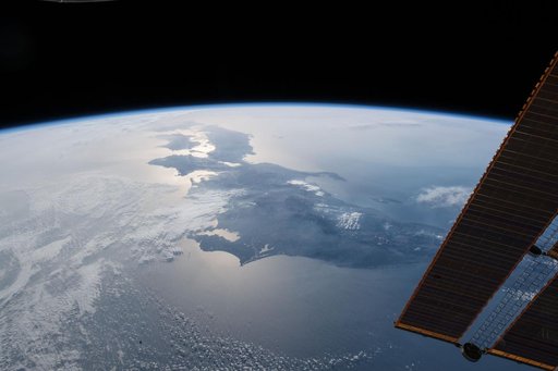 Earth observation taken by the Expedition 55 crew