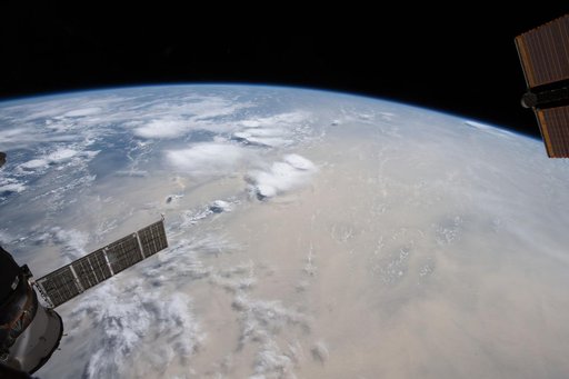 Earth observation taken by the Expedition 55 crew