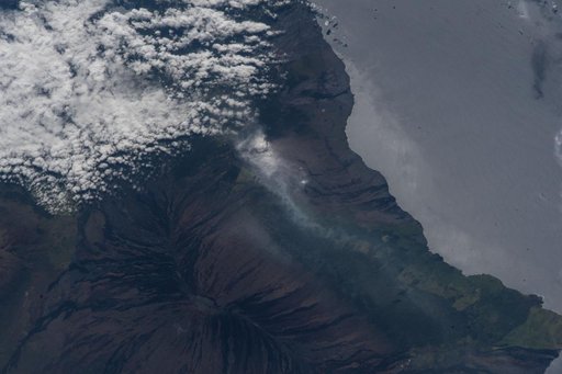 Earth observation taken by the Expedition 55 crew