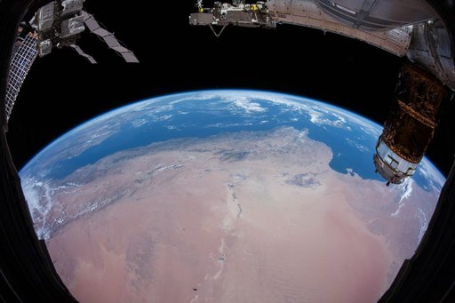 Two-Orbit Time Lapse Earth Observation taken with a Fisheye Lens