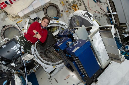 NASA Astronaut Anne McClain Conducts Space Science and Station Maintenance