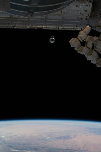 SpaceX Demo-1 Crew Dragon Pre-Docking to ISS