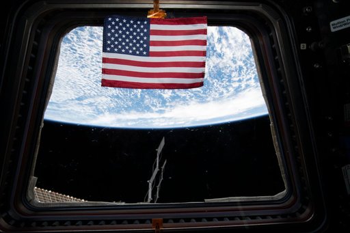Flag in the Cupola