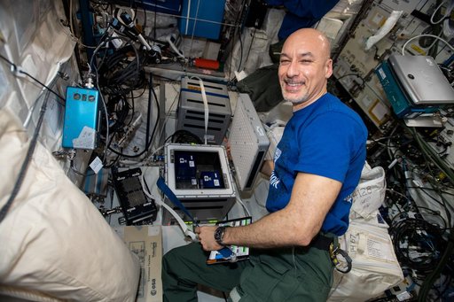 Parmitano conducts Rotifer-B1 Experiment OPS