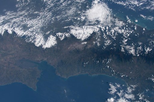 Earth observation taken by Expedition 62 crew