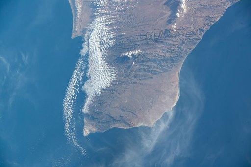 Earth observation taken by Expedition 62 crew