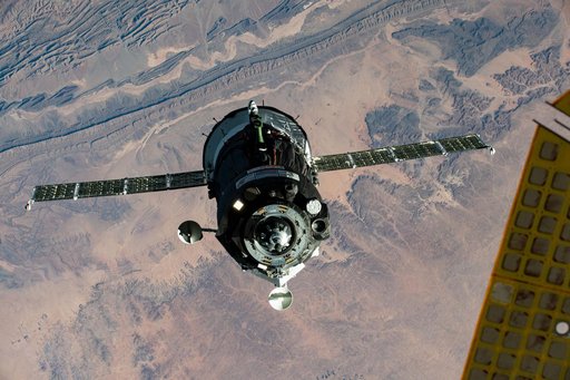 Soyuz Spacecraft - 63S Crew Approach to the ISS