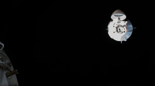 SpaceX Crew-1 on approach to the ISS