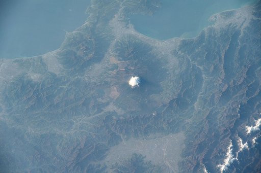 Earth observation taken by Expedition 65 crew