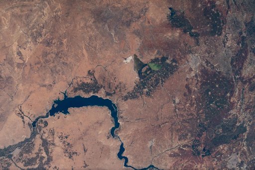 Earth observation taken by Expedition 65 crew