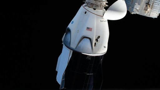 Crew-1 Dragon Resilience shortly before it undocked