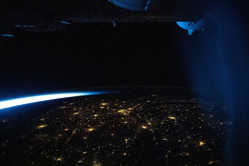 Earth observation taken by the Expeditino 65 crew