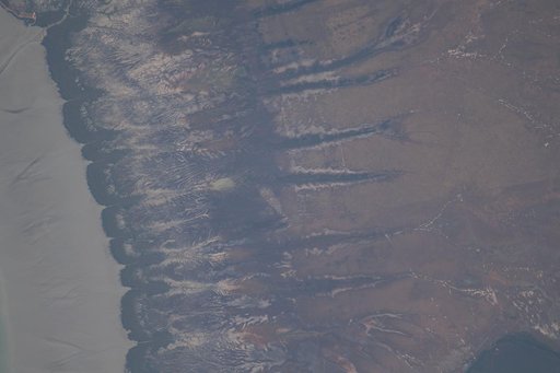 Earth observation taken by the Expedition 65 crew
