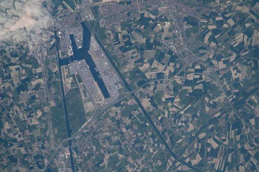 Earth observation taken by Expedition 65 crew