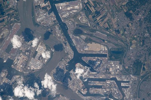 Earth observation taken by Expedition 65 crew