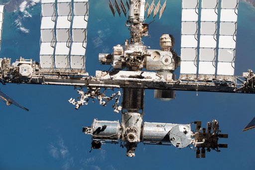 ISS from the SpaceX Crew Dragon Endeavor during Flyaround